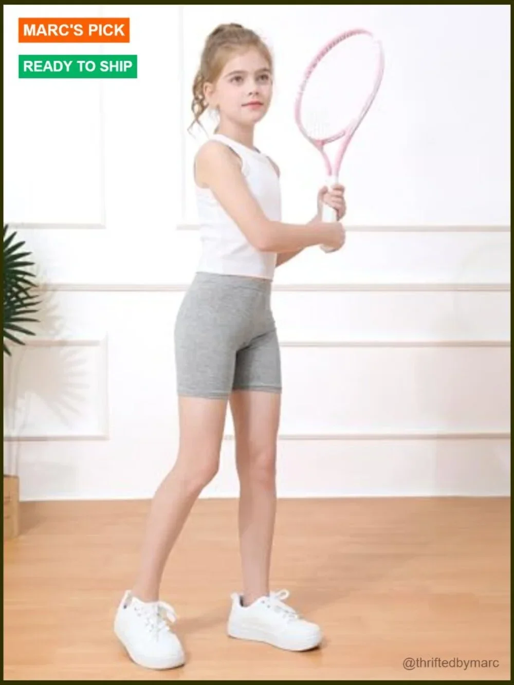 6 Pack Cotton Biker Shorts for Girls Safety Under Dress Dance Shorts
